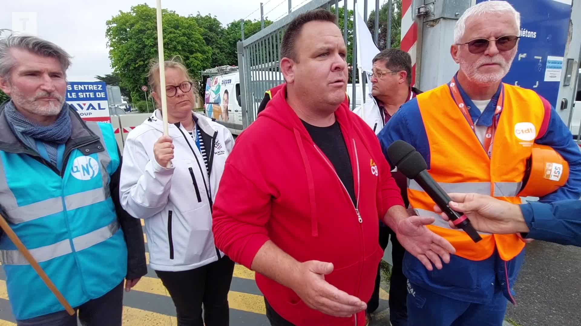 À Lorient, des salariés de Naval Group opposés au « recul social » [Vidéo]