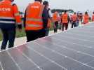 Gers : Inauguration d'une centrale photovoltaïque, installée sur une ancienne carrière d'argile