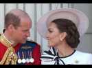 Ce moment de complicité entre Kate Middleton et le prince William lors de la parade Trooping the...