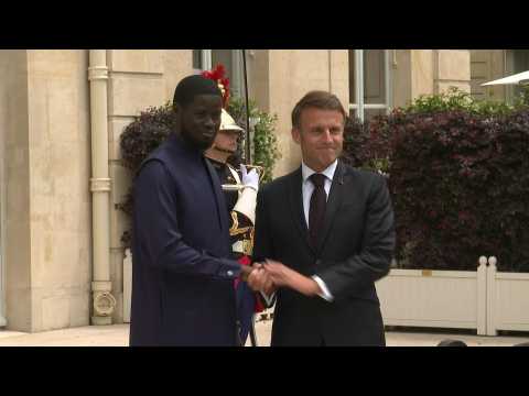 President Macron welcomes Senegalese President Bassirou Diomaye Faye