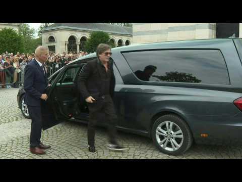 Françoise Hardy: Thomas and Jacques Dutronc at the ceremony in Pere-Lachaise cemetery