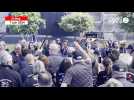 VIDEO. 80e D-Day. Emmanuel Macron fait chanter un happy birthday pour un vétéran à Cherbourg