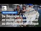 Deux jeunes Lillois vont naviguer de Boulogne à Arcachon pour sensibiliser au changement climatique