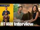 'HIT MAN' Movie Interviews with Glen Powell, Adria Arjona, Director Richard Linklater & More