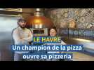 Au Havre, un champion de la pizza ouvre sa pizzeria à Sainte-Cécile