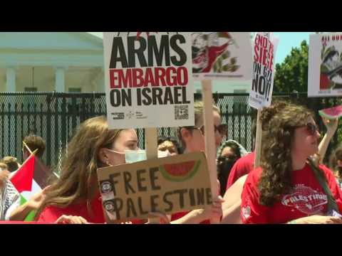 Pro-Palestinian protest in front of White House