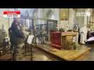 VIDÉO. 80e D-Day : une messe à Carentan pour la rénovation d'un vitrail en hommage aux paras