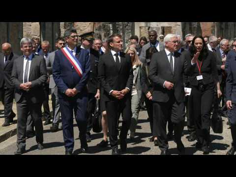 Macron and Steinmeier commemorate the Oradour-sur-Glane massacre