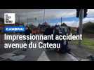 Un impressionnant accident à Cambrai a eu lieu ce lundi 10 juin