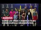 Voici les onze candidats du concours La Grande voix à Amiens