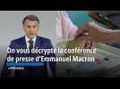 On vous décrypte la conférence de presse d'Emmanuel Macron