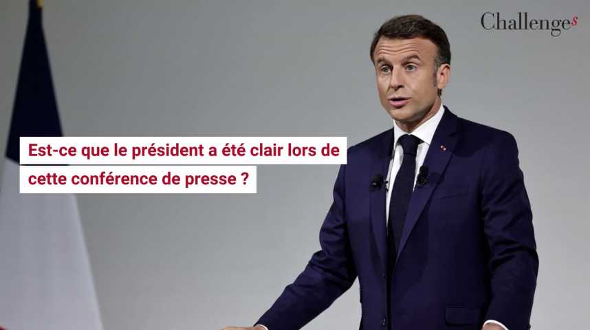 Macron: une conférence pour tout mettre au clair, l'édito de Nicolas Domenach