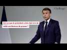 Macron: une conférence pour tout mettre au clair, l'édito de Nicolas Domenach