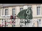 L'artiste Juan Carlos Carrillo réinstalle sa statue à Châlons-en-Champagne