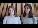 Manon et Zoé, élèves du collège de Vermand, ont réalisé la vidéo de présentation du projet Numériqu'elles.
