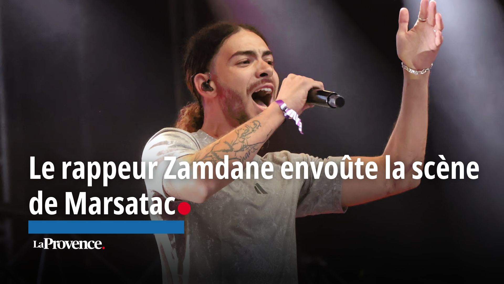 Vidéo - Le rappeur Zamdane envoûte la scène de Marsatac