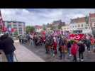 Calais: manifestation contre le Rassemblement national et pour le Nouveau Front populaire