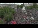 Thousands of demonstrators rally in Paris against the far right