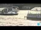 JO-2024 : des bateaux défilent sur la Seine pour une répétition avant la cérémonie d'ouverture