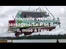 À Quimper, la nouvelle vedette à passagers, « Le P'tit Bac II », mise à l'eau