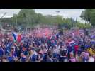 VIDÉO. France - Autriche : immersion au sein du cortège des supporters des Bleus à Düsseldorf