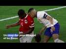 Euro de football: les Bleus inquiets après la fracture du nez de Mbappé