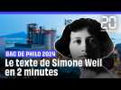 Baccalauréat 2024 : L'explication de texte de Simone Weil, « La Condition ouvrière », en 2 minutes