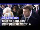 Elections législatives : C'est « la solution la plus responsable » assure Macron #shorts