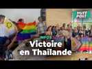 La joie en Thaïlande, premier pays d'Asie du Sud-est à légaliser le mariage pour tous