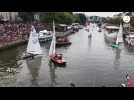 VIDEO. La parade d'arrivée des bateaux dans le coeur de Nantes pour les Rendez-vous de l'Erdre