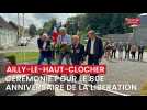 Cérémonie pour le 80e anniversaire de la Libération d'Ailly-le-Haut-Clocher