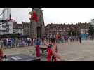 Une démonstration de basket acrobatique à Calais