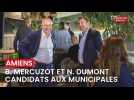 Nicolas Dumont, ancien maire d'Abbeville, et Benoît Mercuzot, vice-président de la Métropole amiénoise se lancent dans la course des municipales à Amiens.