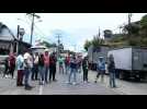 Roadblocks in Bogota as truckers protest fuel price hike