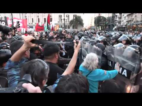 Retirees protest in Buenos Aires against Milei's veto on pension increase