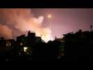 Israeli strike lights up sky over southern Lebanese village