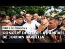 Jordan Bardella accueilli par une foule importante à la Foire de Châlons