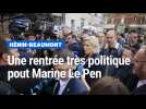 Marine Le Pen inaugure la braderie d'Hénin-Beaumont dans la cohue