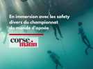 En immersion avec les safety divers des championnats du monde de plongée en profondeur à Ajaccio