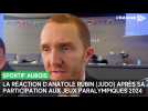 La réaction d'Anatole Rubin (judo) après sa participation aux Jeux paralympiques 2024