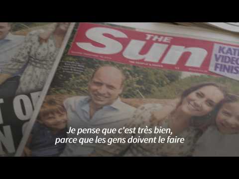 VIDEO : Les Anglais soulags aprs l'annonce de la princesse Kate, qui a termin sa chimiothrapie