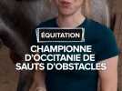 Jeanne Maffre championne d'Occitanie de sauts d'obstacles