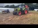 VIDÉO. Après l'orage, la fête de l'agriculture à Locoal-Mendon a ouvert ce midi malgré la boue