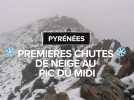 D Premières chutes de neige dans les Pyrénées