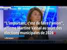 L'important, c'est de faire l'union, affirme Martine Vassal au sujet des municipales 2026