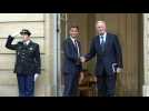 New French PM Barnier arrives at Matignon for handover of power