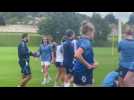 XV de France féminin - Les images de l'entraînement des Bleues avant le Crunch