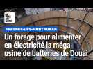 Un microtunnelier a foré sous l'A1 et la ligne TGV pour alimenter en électricité la méga-usine de batteries de Douai