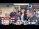 montataire le sénateur Ian Brossat du Parti communiste rend visite aux communistes de l'Oise