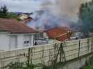 Une maison détruite par un incendie à Prissé